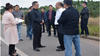 市經(jīng)開(kāi)區管委會(huì )主任唐統蒞臨歐美產(chǎn)業(yè)園現場(chǎng)調研指導