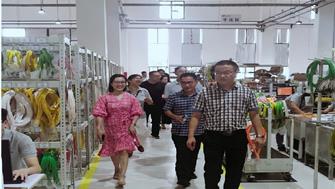 巴中市委政研室調研組蒞臨遂寧歐美產(chǎn)業(yè)園考察