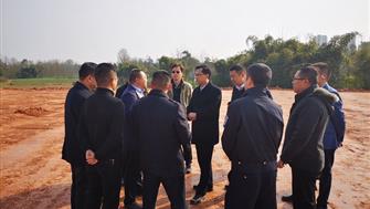 市委常委趙京東調研歐美產(chǎn)業(yè)園成工重工自建項目